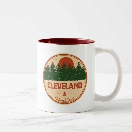 Cleveland National Forest Zweifarbige Tasse (Rechts)
