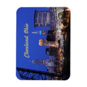 Cleveland Night on Town Magnet (Vertikal)