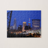 Cleveland Night Skyline Puzzle (Horizontal)