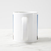 Cleveland, OH Blue Skyline Jumbo Specialty Tasse (Rückseite)