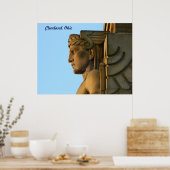 Cleveland OH Bridge Art Deco Poster (Küche)