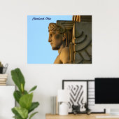 Cleveland OH Bridge Art Deco Poster (Heimbüro)