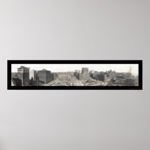 Cleveland, OH Foto 1913 Poster