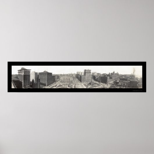 Cleveland, OH Foto 1913 Poster (Vorne)