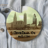 "Cleveland, OH- -" GROSSER Knopf set.1796 Button (Beispiel)