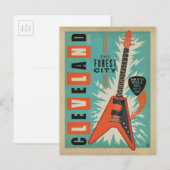 Cleveland, OH Postkarte (Vorne/Hinten)