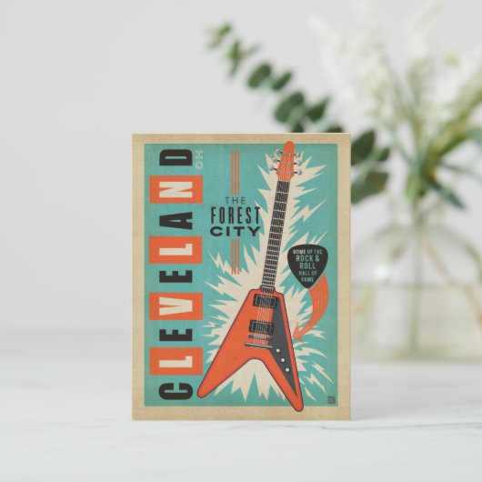 Cleveland, OH Postkarte (Stehend Vorderseite)