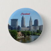 Cleveland OH Riverside Button (Vorderseite)
