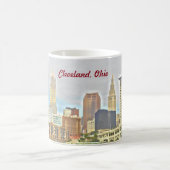 Cleveland OH Riverside View Tasse (Mittel)