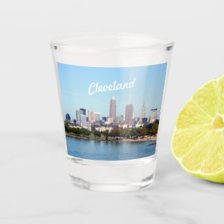 Cleveland OH Skyline Shot Glass Schnapsglas