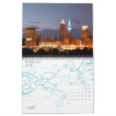 Cleveland OH Skyline Views Calendar Kalender (Feb 2027)