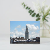 Cleveland OH Tower Postcard Postkarte (Stehend Vorderseite)
