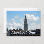 Cleveland OH Tower Postcard Postkarte (Vorne/Hinten)