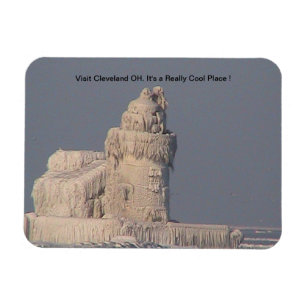 Cleveland OH Wirklich Cooler Plateaumagnet Magnet