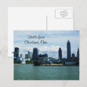CLEVELAND, OHIO AM SEE Postkarte (Vorne/Hinten)