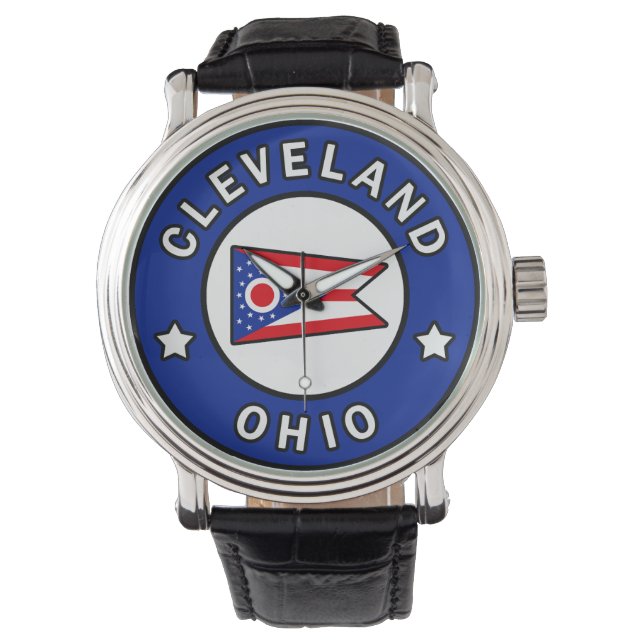 Cleveland Ohio Armbanduhr (Vorderseite)