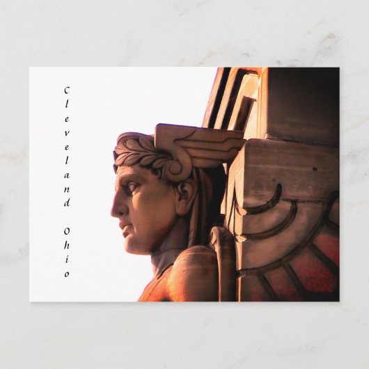 Cleveland Ohio Art Deco (Vertikal) Postkarte (Vorderseite)