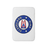 Cleveland Ohio Badematte (Vorderseite Vertikal)