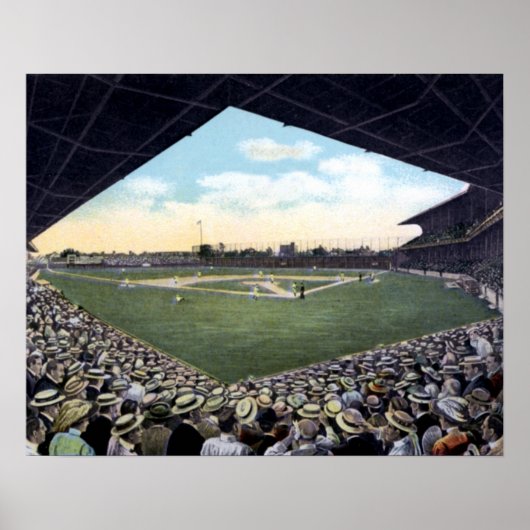 Cleveland Ohio Baseball Stadium Poster (Vorne)