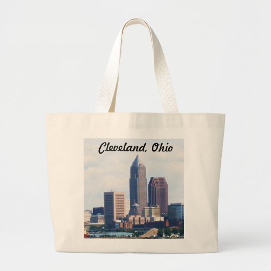 CLEVELAND, OHIO-Beutel Jumbo Stoffbeutel (Vorne)