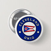 Cleveland Ohio Button (Vorne & Hinten)