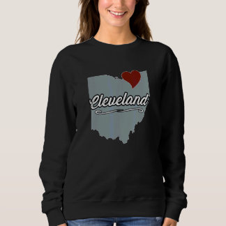 CLEVELAND Ohio C Stadt OH Stadt Staat USA  Süßes A Sweatshirt