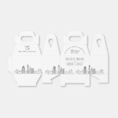 Cleveland, Ohio | City Skyline Gastgeschenk Hochze Geschenkschachtel (Ungefaltet)