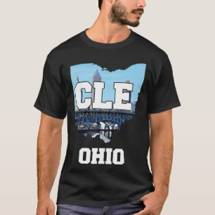 Cleveland Ohio City Skyline T-Shirt