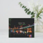 Cleveland, Ohio cityscape, Weihnachts Heilige, Postkarte (Stehend Vorderseite)