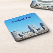 Cleveland, Ohio Cork Back Untersetzer (Linke Seite)