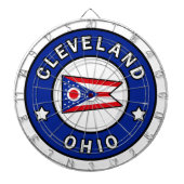 Cleveland Ohio Dartscheibe (vorne)