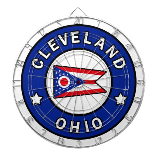 Cleveland Ohio Dartscheibe (vorne)