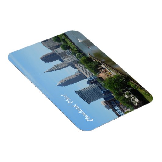 Cleveland, Ohio Downtown River Magnet (Rechte Seite)