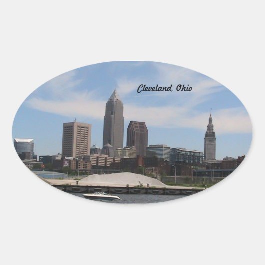 Cleveland Ohio Downtown Sticker (Vorderseite)