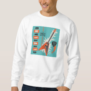 Cleveland Ohio   Elektrische Gitarre Sweatshirt
