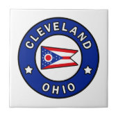 Cleveland Ohio Fliese (Vorderseite)