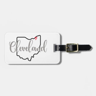 Cleveland Ohio Gepäcktag Gepäckanhänger