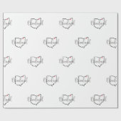 Cleveland Ohio Geschenkpapier (Flach)