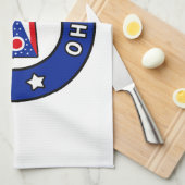 Cleveland Ohio Geschirrtuch (Viertel Falte)