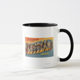 Cleveland, Ohio - Großbuchstaben - Szenen 2 Tasse