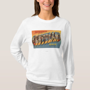 Cleveland, Ohio - große Buchstabe-Szenen 2 T-Shirt