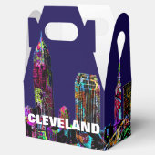 Cleveland, Ohio in Graffiti Geschenkschachtel (Geöffnet)