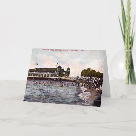 Cleveland, Ohio Karte (Vorderseite)