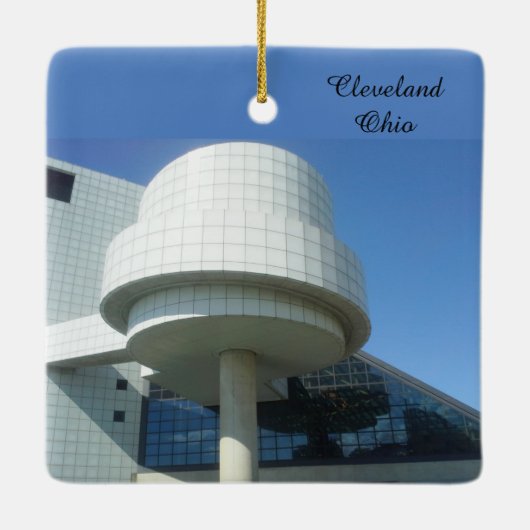 CLEVELAND OHIO KERAMIKORNAMENT (Rückseite)