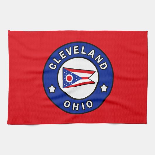 Cleveland Ohio Küchentuch (Horizontal)