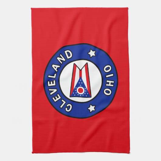 Cleveland Ohio Küchentuch (Vertikal)