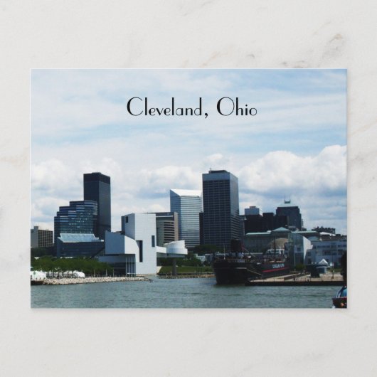 CLEVELAND OHIO,LAKE ERIE SHORE Postkarte (Vorderseite)