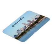 Cleveland, Ohio Lake Skyline Magnet (Linke Seite)