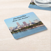 Cleveland, Ohio Lake View Paper Untersetzer (angewinkelt)