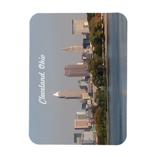 Cleveland Ohio Lakefront Premium Flexi Magnet (Vertikal)